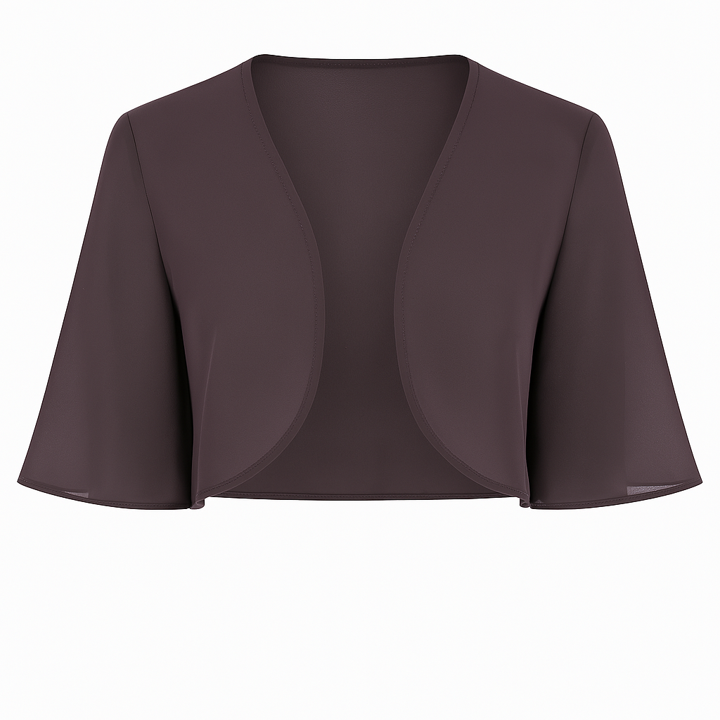 bolero_femme_marron_court