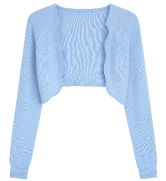 bolero_bleu femme long