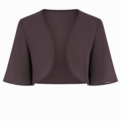 bolero_femme_marron_court