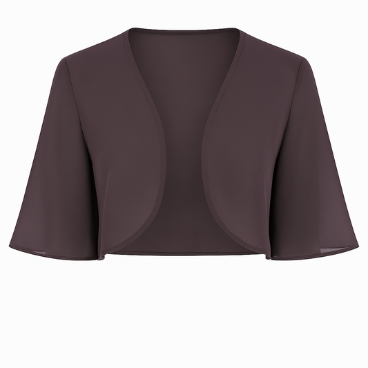 bolero_femme_marron_court